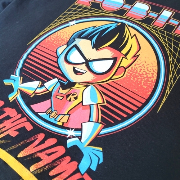 2/$15 🌼 Teen Titans Go! Robin Is The Name Tee - Picture 4 of 11